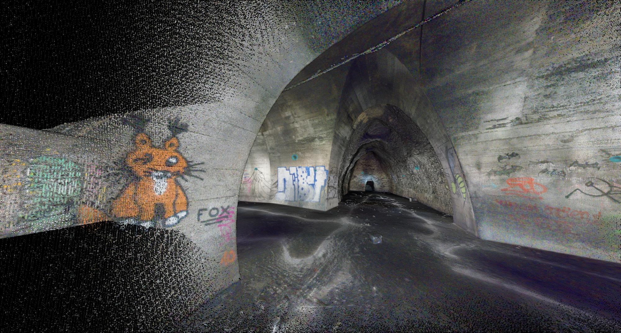 Nuage de points - Grotte de la Tour détail