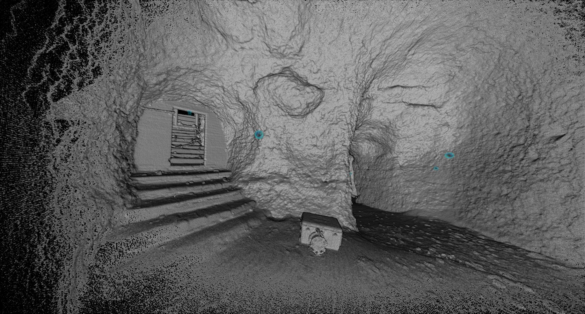 Nuage de points - Grotte de la Tour intérieur