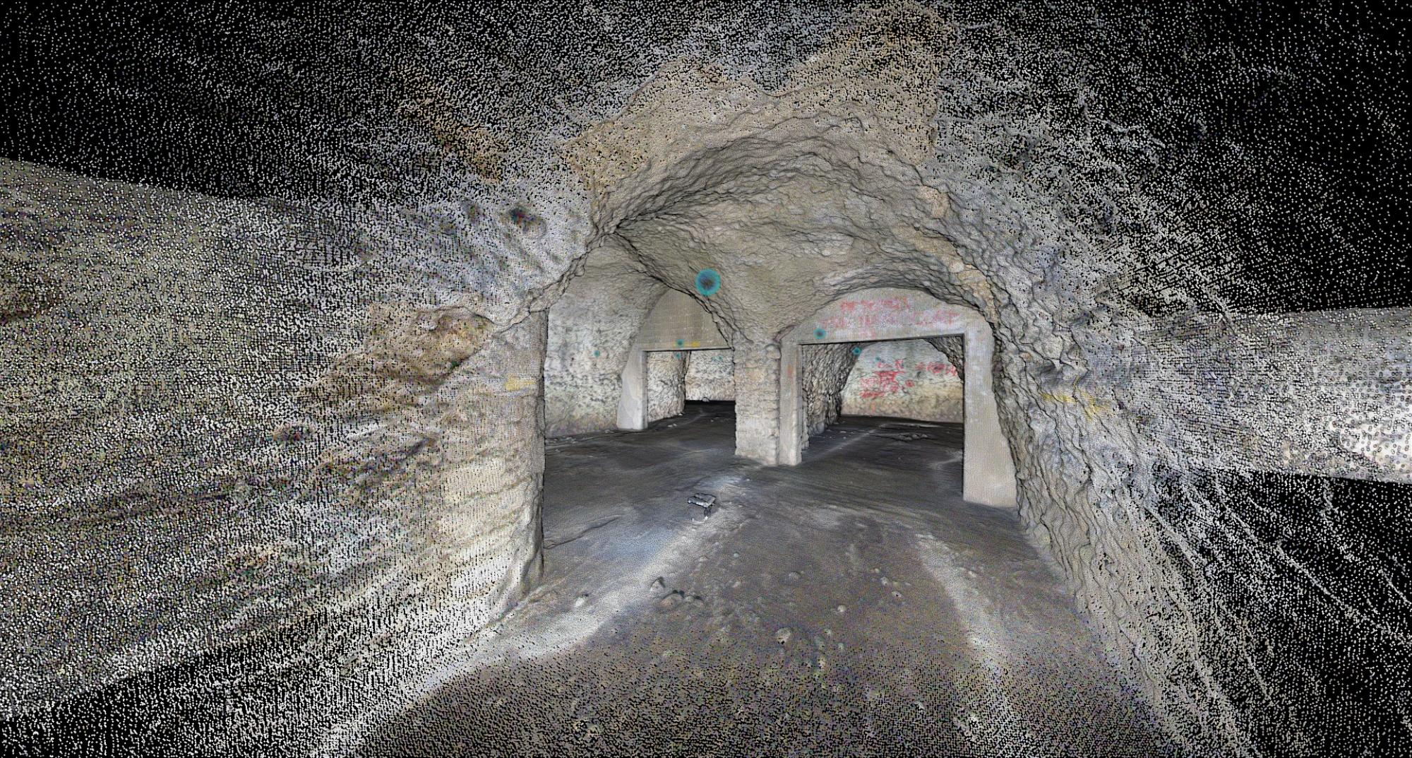 Nuage de points - Grotte Saint-Georges détail